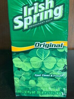 Irish Spring Bar Soap Original Scent 3.2 oz Bars *DISCONTINUED* NEW Sealed